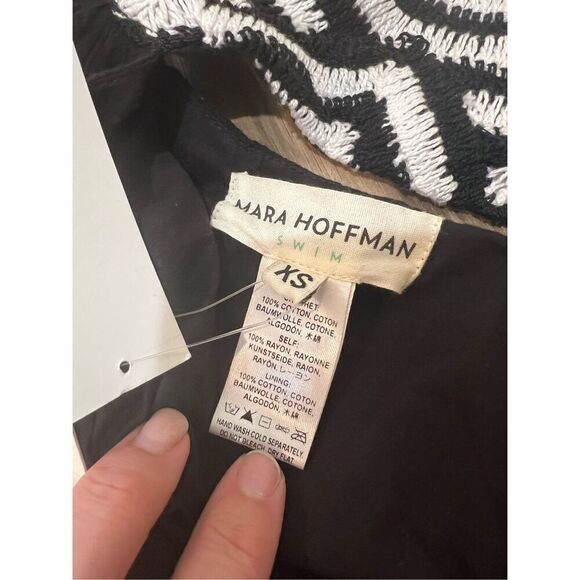 Mara Hoffman Swim NWT Starbasket black maxi dress, size XS - Picture 4 of 12